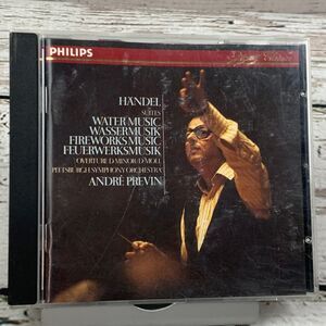 Händel André Previn Pittsburgh Symphony Orchestra – Suites Water Music [CD 1984]